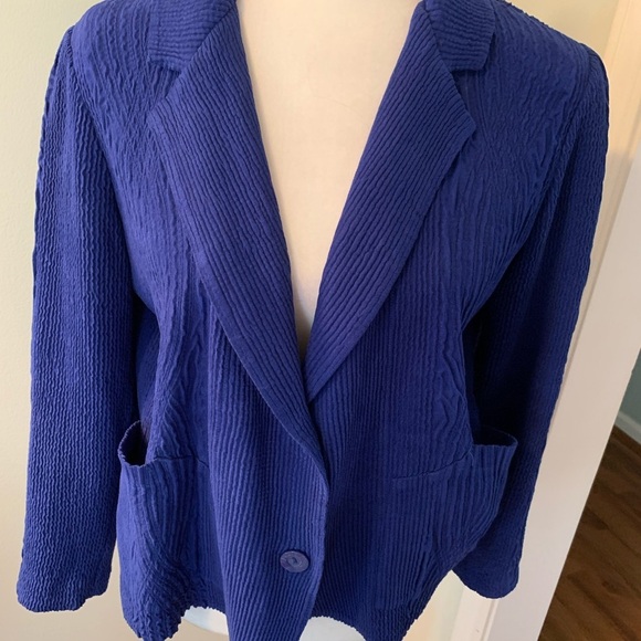 Chico’s Blue Blazer, size 0 - Picture 1 of 5